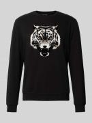 Antony Morato Regular Fit Sweatshirt mit Animal-Print in Black, Größe ...