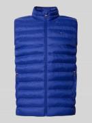 Tommy Hilfiger Regular Fit Steppweste mit Logo-Stitching in Royal, Grö...
