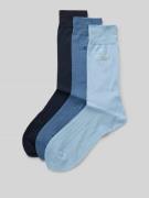 JOOP! Collection Socken mit Label-Print in Hellblau, Größe 39-42