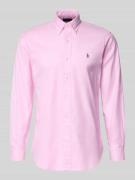Polo Ralph Lauren Freizeithemd mit Knopfleiste in Pink, Größe L