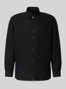 Polo Ralph Lauren Slim Fit Hemdjacke mit Kentkragen in Black, Größe L