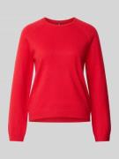 Pieces Regular Fit Pullover mit Raglanärmeln Modell 'BREE' in Rot, Grö...