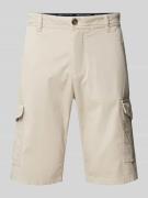 Tom Tailor Regular Fit Cargoshorts mit Cargotaschen in Beige, Größe 30