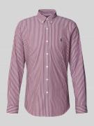 Polo Ralph Lauren Freizeithemd mit Knopfleiste in Rot, Größe L