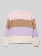 Only Regular Fit Strickpullover aus Viskose-Mix Modell 'SANDY' in Altr...