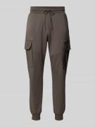 Antony Morato Slim Fit Sweatpants mit Cargotaschen in Oliv, Größe L