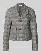 comma Regular Fit Blazer mit Reverskragen und Pattentaschen in Graphit...