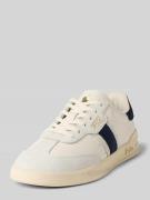 Polo Ralph Lauren Ledersneaker mit Label-Details Modell 'Aera' in Weis...