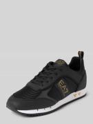 EA7 Emporio Armani Sneaker mit Label-Details in Black, Größe 41