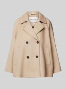 Marc O'Polo Jacke mit Leistentaschen in Beige Melange, Größe 38