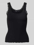 Only Slim Fit Top aus Baumwoll-Mix Modell 'SARAH SHARAI' in Black, Grö...