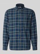 Replay Regular Fit Freizeithemd aus reiner Baumwolle mit Brusttasche i...