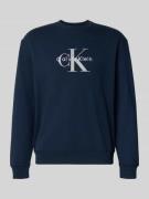 Calvin Klein Jeans Regular Fit Sweatshirt mit Logo-Print Modell 'Terry...