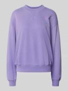 Polo Ralph Lauren Oversized Sweatshirt mit Label-Stitching in Lila, Gr...