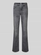 Brax Flared Fit Jeans mit Taillenband Modell 'Mary' in Silber, Größe 3...