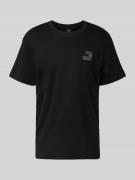 G-Star Raw T-Shirt mit Label-Print in Black, Größe L