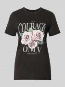 Only Regular Fit T-Shirt aus reiner Baumwolle Modell 'LUCY' in Black, ...