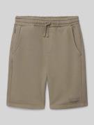CARS JEANS Sweatshorts mit elastischem Bund Modell 'RYDAR' in Khaki, G...
