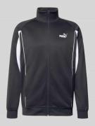 PUMA PERFORMANCE Trainingsjacke mit Stehkragen und Reißverschluss in B...