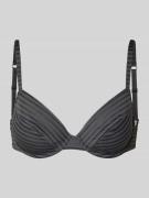 Marc O'Polo BH mit Streifenmuster in Black, Größe 75C