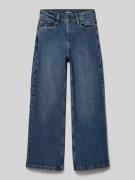 s.Oliver RED LABEL Wide Leg Jeans aus Baumwoll-Mix in Blau, Größe 140