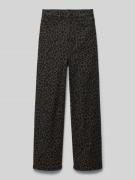 s.Oliver RED LABEL Wide Leg Jeans aus Baumwoll-Mix in Black, Größe 146