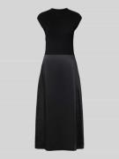 BOSS Tailliertes Strickkleid mit Rock aus Satin Modell 'FERDOLINI' in ...