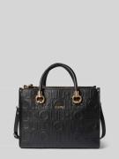 Liu Jo White Tote Bag in Leder-Optik in Black, Größe 1