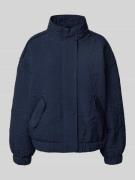 YAS Jacke mit Stehkragen Modell 'FIPURA' in Marine, Größe 36