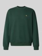 Calvin Klein Jeans Sweatshirt mit Label-Stitching in Bottle, Größe L