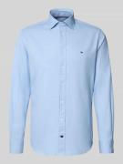 Tommy Hilfiger Regular Fit Businesshemd aus Baumwoll-Mix in Bleu, Größ...