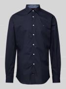 Tommy Hilfiger Regular Fit Business-Hemd mit Label-Stitching Modell 'J...