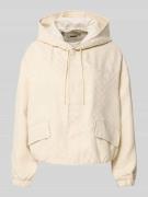 Guess Activewear Jacke mit Kapuze in Offwhite, Größe L