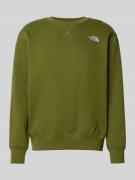 The North Face Sweatshirt mit Label-Stitching in Oliv, Größe L