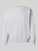 The North Face Sweatshirt mit Label-Stitching in Hellgrau Melange, Grö...