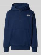 The North Face Hoodie mit Label-Print in Marine, Größe M