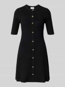 Jake*s Collection Minikleid mit Strukturmuster in Black, Größe XXL