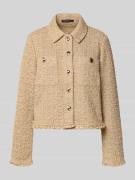 Betty Barclay Blazer in Bouclé-Opik in Beige, Größe 38