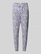 Schiesser Pyjama-Hose mit elastischem Bund in Flieder, Größe 36
