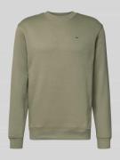 Tommy Jeans Regular Fit Sweatshirt aus Baumwoll-Mix in Hellgruen, Größ...