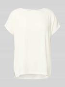 s.Oliver RED LABEL Relaxed Fit T-Shirt mit Stretch-Anteil in Offwhite,...