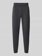 EA7 Emporio Armani Sweatpants mit elastischem Bund in Mittelgrau, Größ...