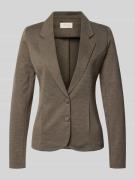 FREE/QUENT Blazer mit Reverskragen Modell 'NANNI' in Taupe, Größe L