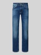 MAC Straight Leg Jeans im 5-Pocket-Design in Blau, Größe 32/30