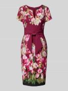 Adrianna Papell Knielanges Etuikleid mit Schleifen-Detail in Rot, Größ...