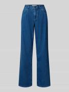 Lanius Wide Leg Jeans mit Bundfalten Modell 'MARLENE' in Jeansblau, Gr...
