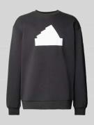 adidas Sportswear Sweatshirt mit Label-Print in Black, Größe S