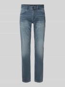PME Legend Jeans mit Label-Print in Jeansblau, Größe 31/32
