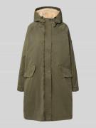 Blonde No. 8 Parkamantel mit Kapuze in Khaki, Größe 44