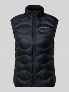 PEAK PERFORMANCE Steppweste mit Reißverschluss in Black, Größe S